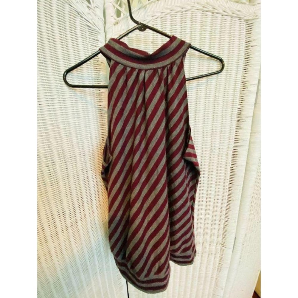Michael Kors Sleevless Halter With Tie Back